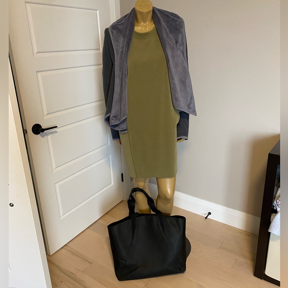 lululemon athletica Olive Green Midi Dress